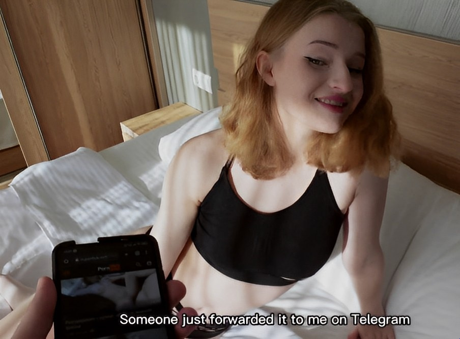 Nalaman ni Brother na nagpe-film ang kanyang stepsister sa pornhub